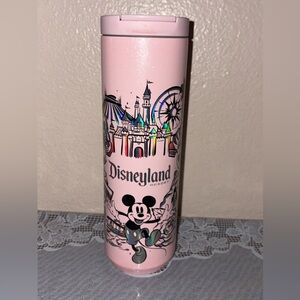 Disneyland Resort Pink Travel Mug Mickey Mouse Tumbler